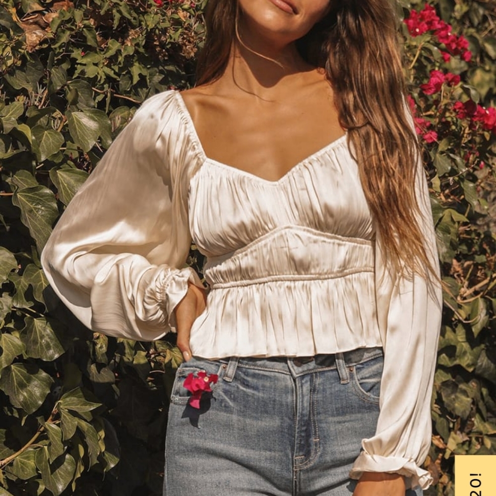Lulus puff sleeve top